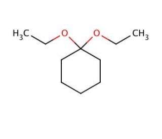 Cyclohexanone diethyl ketal (CAS 1670-47-9) - chemical structure image