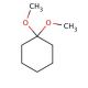 Cyclohexanone dimethyl ketal (CAS 933-40-4) - chemical structure image