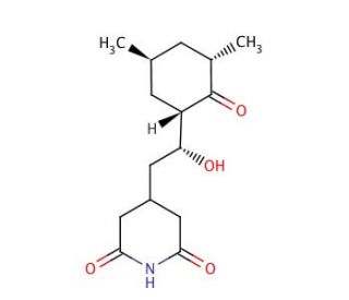Cycloheximide (CAS 66-81-9) - chemical structure image