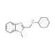 Cyclohexyl-(1-methyl-1H-benzoimidazol-2-ylmethyl)-amine (CAS 342385-30-2) - chemical structure image