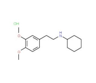 Cyclohexyl-[2-(3,4-dimethoxy-phenyl)-ethyl]-aminehydrochloride - chemical structure image