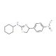 Cyclohexyl-[4-(4-nitro-phenyl)-4,5-dihydro-thiazol-2-yl]-amine - chemical structure image