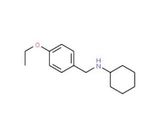 Cyclohexyl-(4-ethoxy-benzyl)-amine - chemical structure image