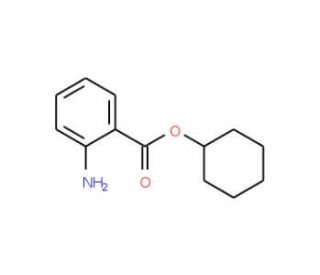 Cyclohexyl anthranilate (CAS 7779-16-0) - chemical structure image