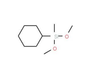 Cyclohexyl(dimethoxy)methylsilane (CAS 17865-32-6) - chemical structure image
