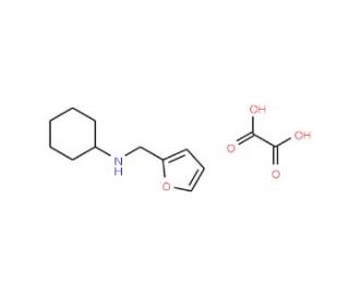 Cyclohexyl-furan-2-ylmethyl-amineoxalate - chemical structure image