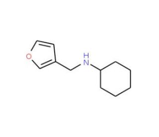 Cyclohexyl-furan-3-ylmethyl-amine (CAS 435345-12-3) - chemical structure image