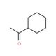 Cyclohexyl methyl ketone (CAS 823-76-7) - chemical structure image