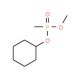 Cyclohexyl methyl methylphosphonate (CAS 7040-52-0) - chemical structure image