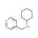 Cyclohexyl-pyridin-4-ylmethyl-amine (CAS 128802-98-2) - chemical structure image