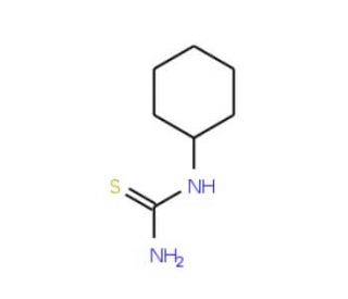 Cyclohexyl-thiourea (CAS 5055-72-1) - chemical structure image