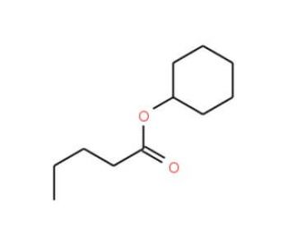 Cyclohexyl valerate (CAS 1551-43-5) - chemical structure image