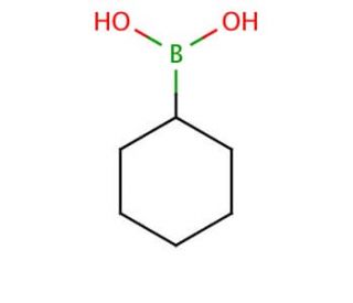 Cyclohexylboronic acid (CAS 4441-56-9) - chemical structure image
