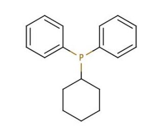 Cyclohexyldiphenylphosphine (CAS 6372-42-5) - chemical structure image