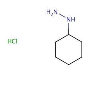 Cyclohexylhydrazine hydrochloride (CAS 24214-73-1) - chemical structure image