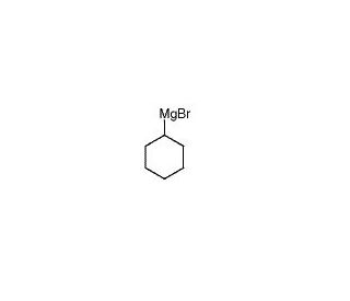 Cyclohexylmagnesium Bromide (ca. 18% in Tetrahydrofuran, ca. 1mol/L) (CAS 931-50-0) - chemical structure image