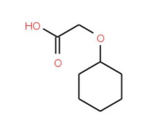 Cyclohexyloxy-acetic acid (CAS 71995-54-5) - chemical structure image