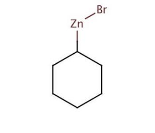 Cyclohexylzinc bromide solution (CAS 7565-57-3) - chemical structure image