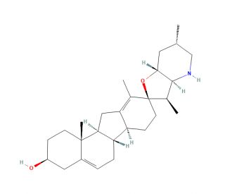 Cyclopamine Tartrate (CAS 1178510-81-0) - chemical structure image
