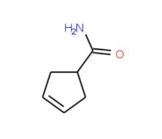 Cyclopent-3-enecarboxamide (CAS 50494-42-3) - chemical structure image