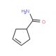 Cyclopent-3-enecarboxamide (CAS 50494-42-3) - chemical structure image
