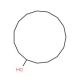 Cyclopentadecanol (CAS 4727-17-7) - chemical structure image