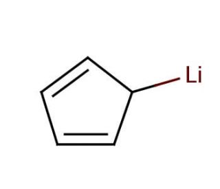 Cyclopentadienyllithium (CAS 16733-97-4) - chemical structure image