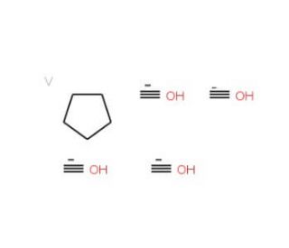 Cyclopentadienylvanadium tetracarbonyl (CAS 12108-04-2) - chemical structure image