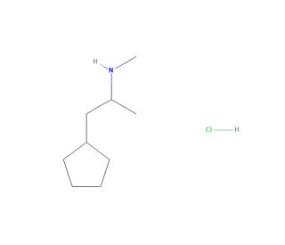 Cyclopentamine hydrochloride - chemical structure image