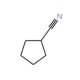Cyclopentanecarbonitrile (CAS 4254-02-8) - chemical structure image