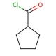 Cyclopentanecarbonyl chloride (CAS 4524-93-0) - chemical structure image
