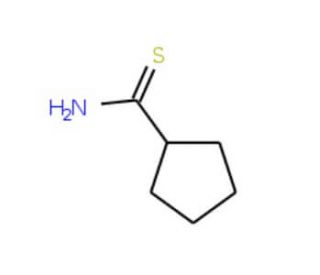Cyclopentanecarbothioamide (CAS 42202-73-3) - chemical structure image