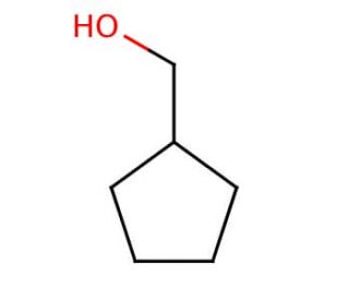 Cyclopentanemethanol (CAS 3637-61-4) - chemical structure image