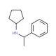 Cyclopentyl-(1-phenyl-ethyl)-amine - chemical structure image