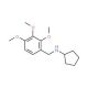 Cyclopentyl-(2,3,4-trimethoxy-benzyl)-amine (CAS 418788-93-9) - chemical structure image