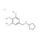 Cyclopentyl-(3,4,5-trimethoxy-benzyl)-amine hydrochloride - chemical structure image