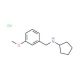 Cyclopentyl-(3-methoxy-benzyl)-amine hydrochloride - chemical structure image