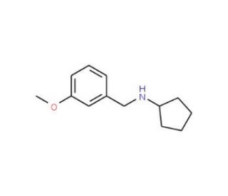 Cyclopentyl-(3-methoxy-benzyl)-amine - chemical structure image