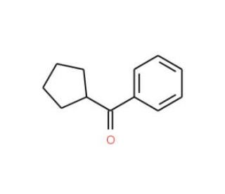 Cyclopentyl phenyl ketone (CAS 5422-88-8) - chemical structure image