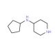 Cyclopentyl-piperidin-4-yl-amine - chemical structure image