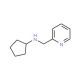 Cyclopentyl-pyridin-2-ylmethyl-amine - chemical structure image