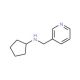 Cyclopentyl-pyridin-3-ylmethyl-amine - chemical structure image