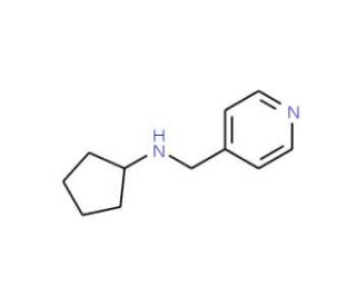 Cyclopentyl-pyridin-4-ylmethyl-amine - chemical structure image
