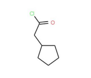 Cyclopentylacetyl chloride (CAS 1122-99-2) - chemical structure image