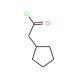 Cyclopentylacetyl chloride (CAS 1122-99-2) - chemical structure image