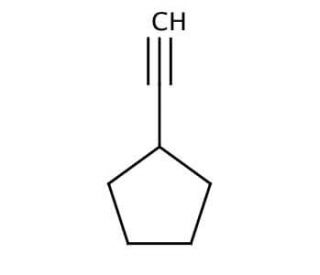 Cyclopentylacetylene (CAS 930-51-8) - chemical structure image