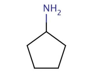Cyclopentylamine (CAS 1003-03-8) - chemical structure image