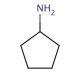 Cyclopentylamine (CAS 1003-03-8) - chemical structure image