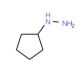 Cyclopentylhydrazine (CAS 30923-92-3) - chemical structure image