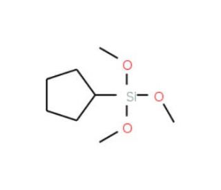 Cyclopentyltrimethoxysilane (CAS 143487-47-2) - chemical structure image